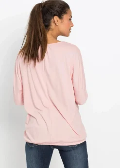 Damen bonprix Shirts & Tops|Oversize-Shirt aus Viskose-Mix