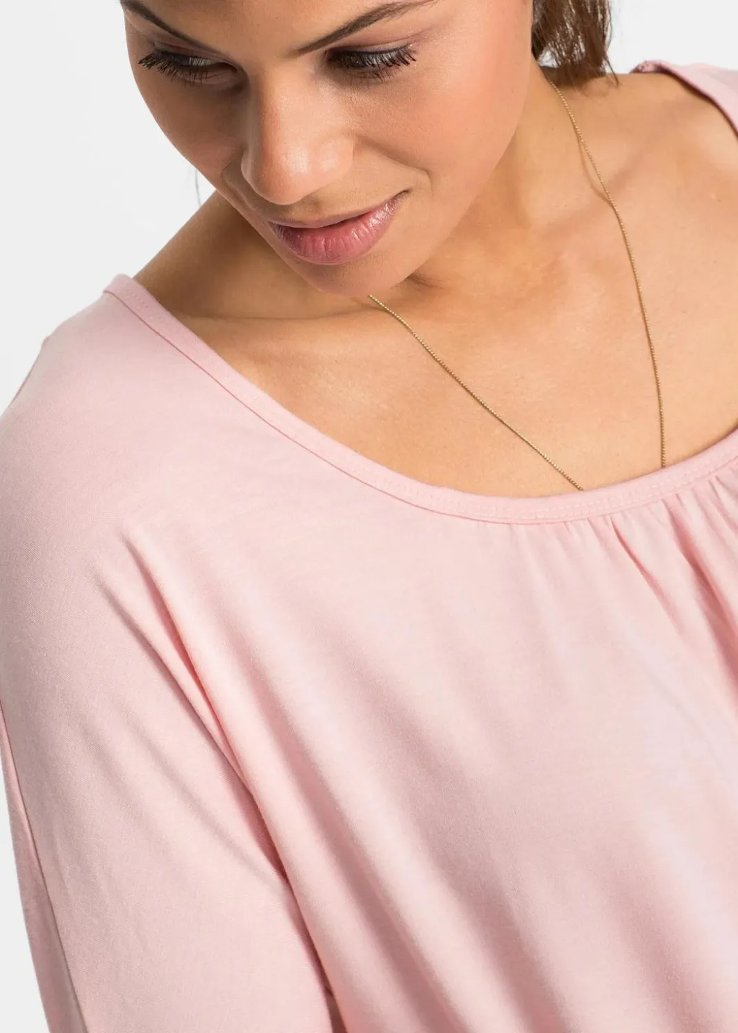 Damen bonprix Shirts & Tops|Oversize-Shirt aus Viskose-Mix