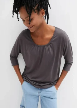 Oversize-Shirt aus Viskose-Mix Damen Shirts & Tops