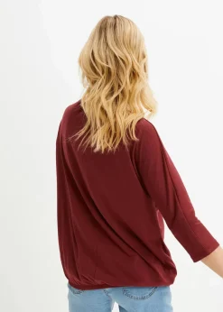 Damen bonprix Shirts & Tops|Oversize-Shirt aus Viskose-Mix
