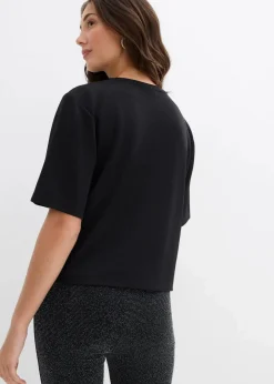 Best Oversize-Shirt mit Perlenbesatz Damen Shirts & Tops|Nachhaltigere Materialien