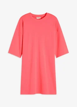Damen bonprix Bekleidung·Röcke|Bekleidung·Pullover & Strickjacken|Oversize-Shirtkleid aus schwerer Bio-Baumwolle