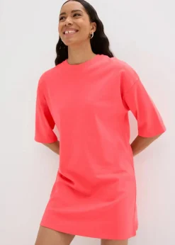 Damen bonprix Bekleidung·Röcke|Bekleidung·Pullover & Strickjacken|Oversize-Shirtkleid aus schwerer Bio-Baumwolle