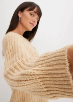 Oversize-Strickjacke Damen Bekleidung·Umstandsmode|Strickmode