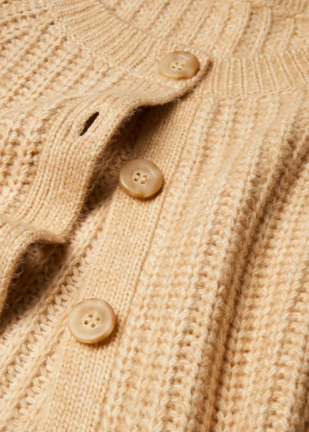 Oversize-Strickjacke Damen Bekleidung·Umstandsmode|Strickmode