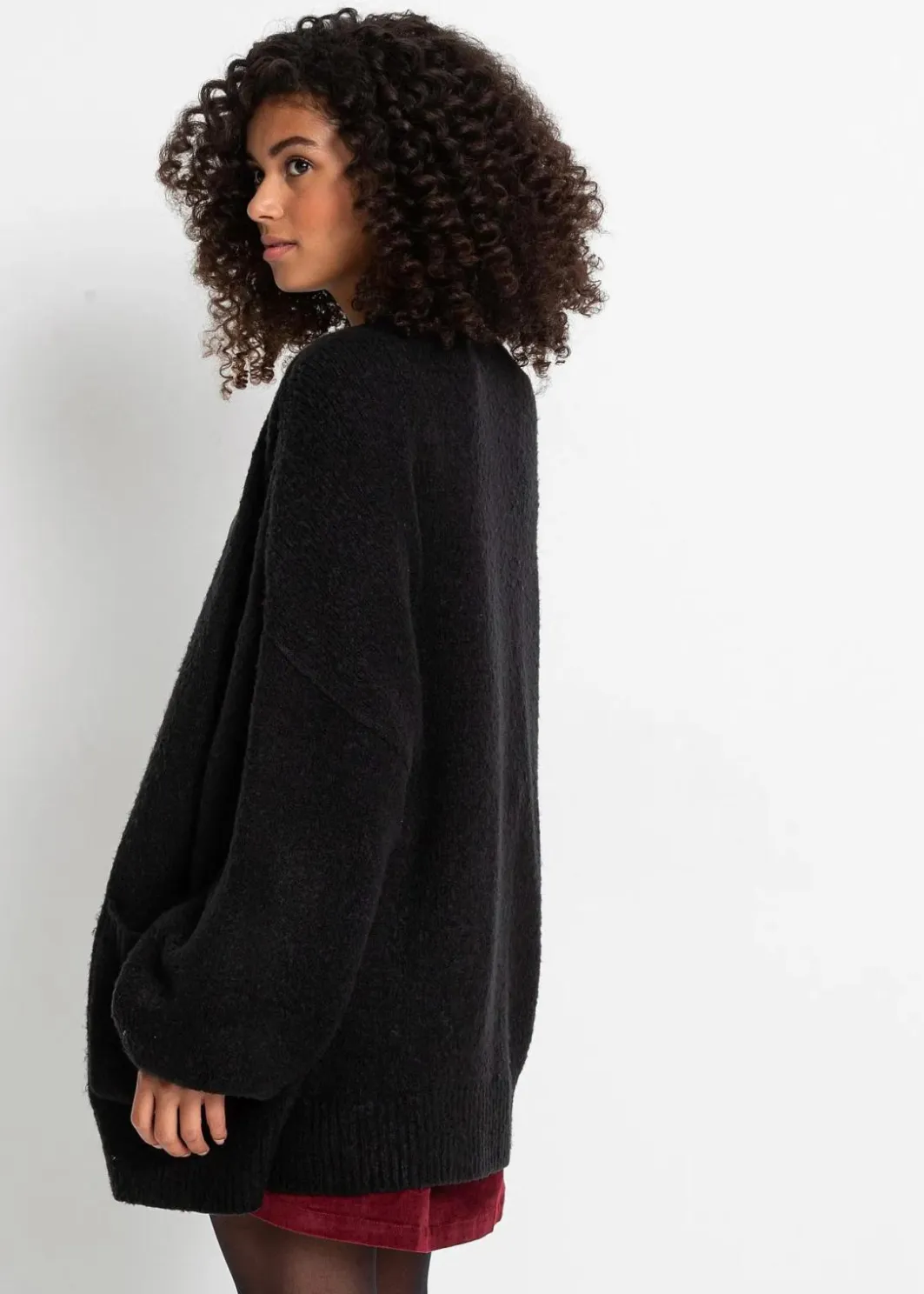 Damen bonprix Strickmode|Pullover & Strickjacken|Oversize-Strickjacke