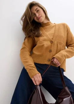Hot Oversize-Strickjacke Damen Bekleidung·Umstandsmode|Strickmode