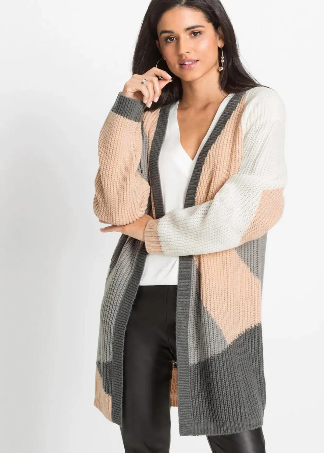 Damen bonprix Bekleidung·Umstandsmode|Bekleidung·Jeans|Oversize-Strickjacke