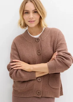 Clearance Oversize-Strickjacke Damen Bekleidung·Umstandsmode|Strickmode
