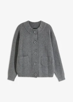 Damen bonprix Pullover & Strickjacken|Bekleidung·Jeans|Oversize-Strickjacke