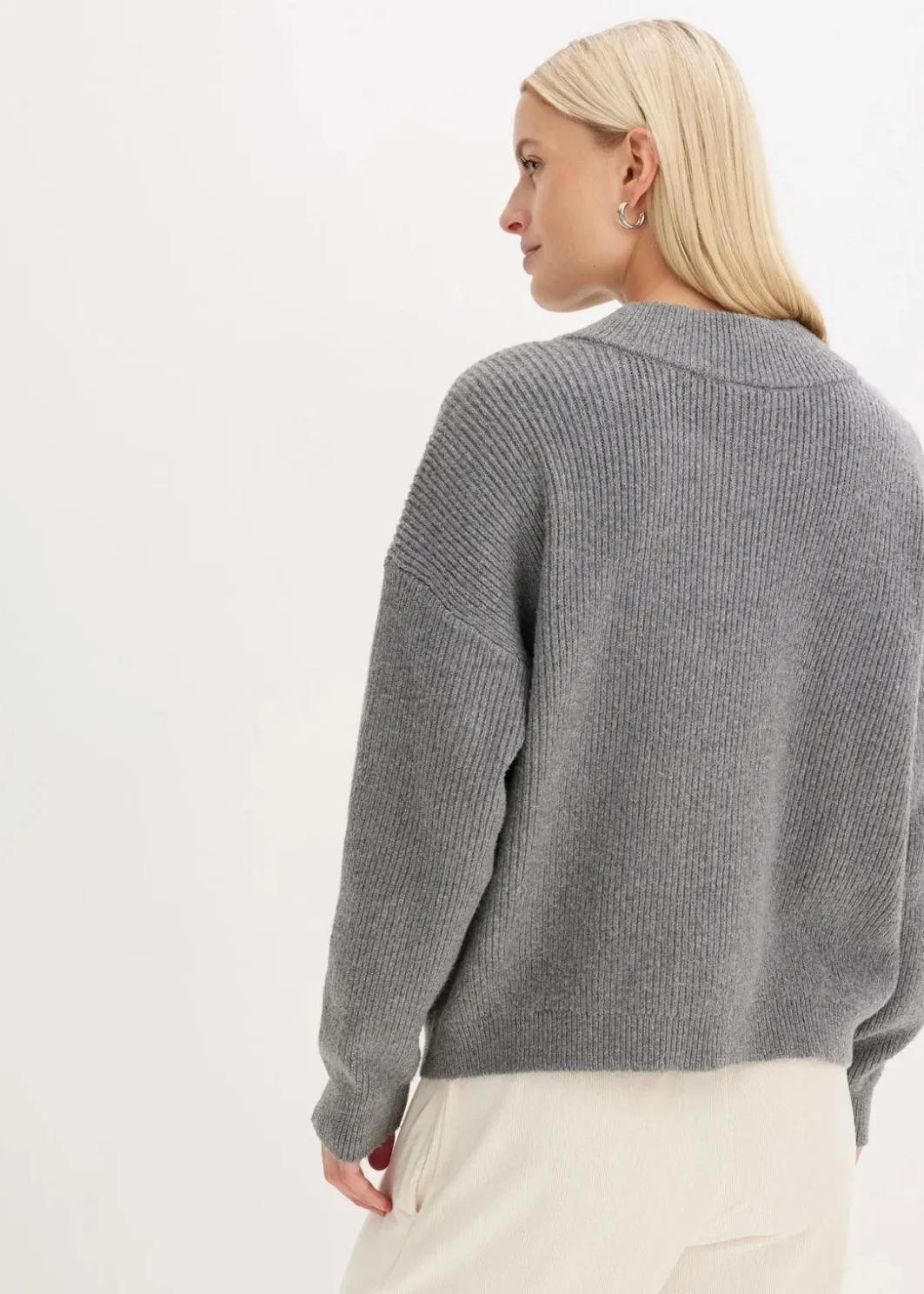 Damen bonprix Pullover & Strickjacken|Bekleidung·Jeans|Oversize-Strickjacke
