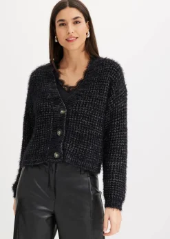 Best Oversize-Strickjacke mit Bändchengarn Damen Bekleidung·Umstandsmode|Bekleidung·Jeans