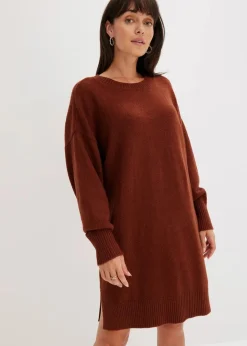Damen bonprix Kleider|Nachhaltigere Materialien|Oversize-Strickkleid