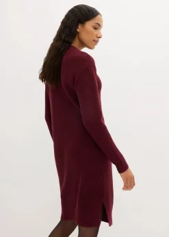 Sale Oversize-Strickkleid aus Rippstrick Damen Bekleidung·Umstandsmode|Strickmode
