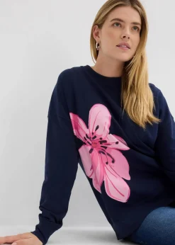 New Oversize-Sweatshirt Damen Bekleidung·Blusen & Tuniken|Sweat