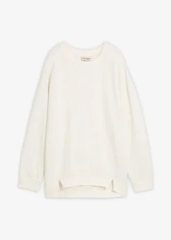 Damen bonprix Sweat|Nachhaltigere Materialien|Oversize-Sweatshirt