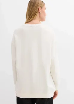 Damen bonprix Sweat|Nachhaltigere Materialien|Oversize-Sweatshirt