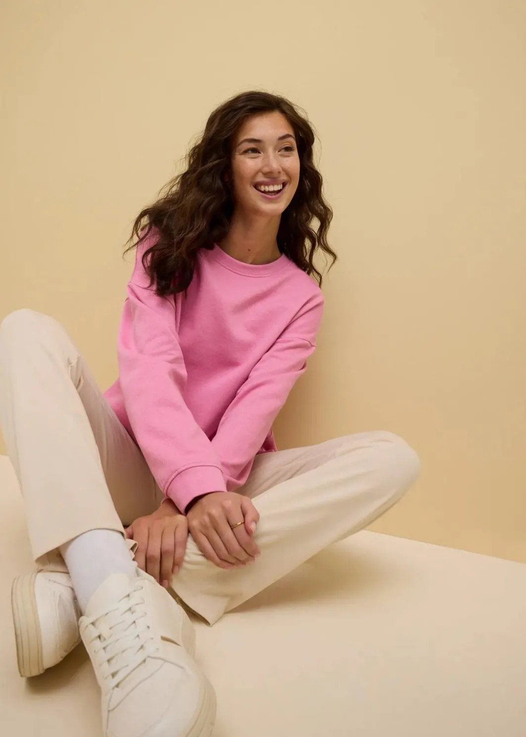 Damen bonprix Sweat|Nachhaltigere Materialien|Oversize-Sweatshirt
