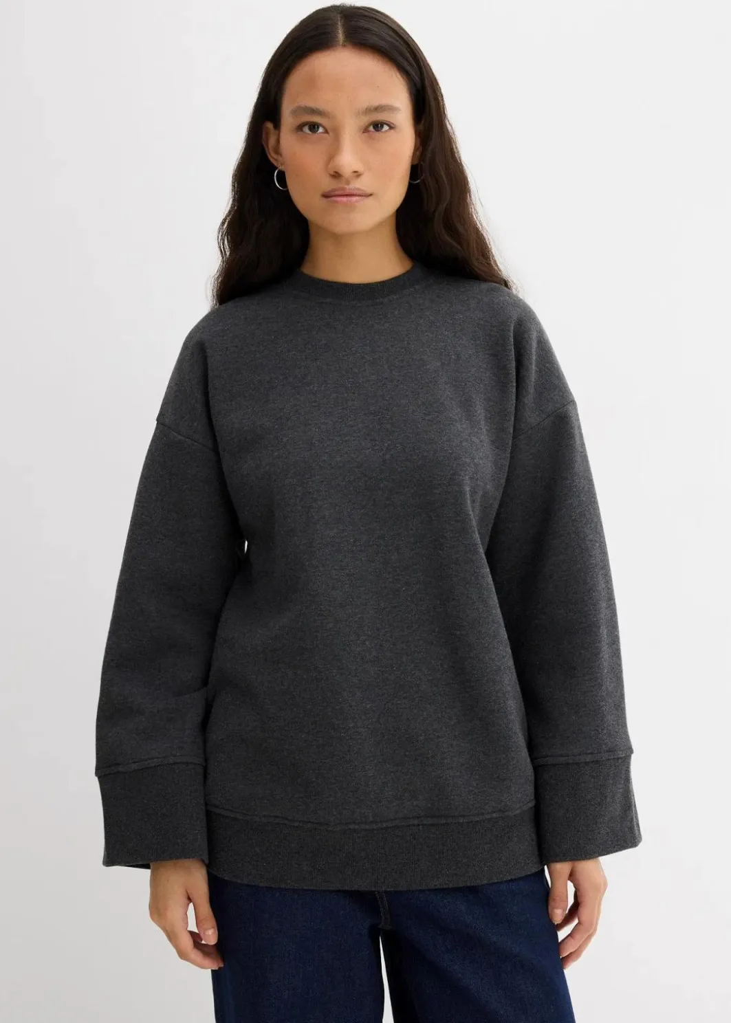 Damen bonprix Sweat|Bekleidung·Blusen & Tuniken|Oversize-Sweatshirt