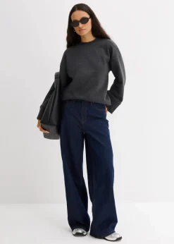 Damen bonprix Sweat|Bekleidung·Blusen & Tuniken|Oversize-Sweatshirt