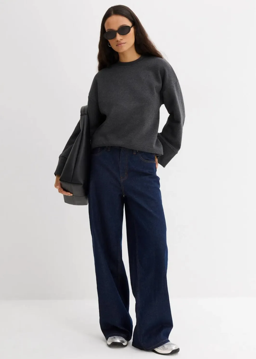 Damen bonprix Sweat|Bekleidung·Blusen & Tuniken|Oversize-Sweatshirt
