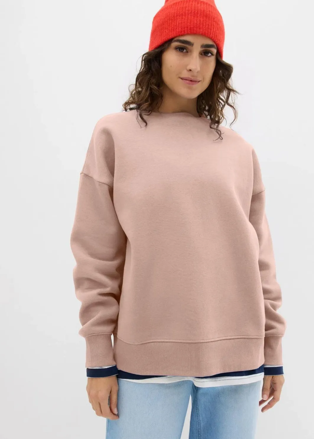 Discount Oversize-Sweatshirt Damen Sweat|Basics