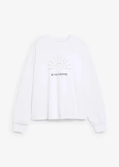 Hot Oversize-Sweatshirt Damen Bekleidung·Blusen & Tuniken|Sweat