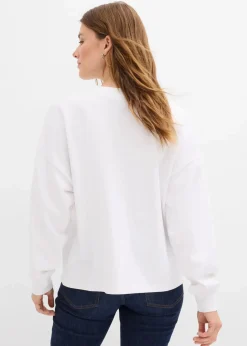 Hot Oversize-Sweatshirt Damen Bekleidung·Blusen & Tuniken|Sweat