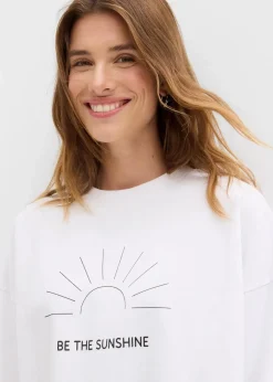 Hot Oversize-Sweatshirt Damen Bekleidung·Blusen & Tuniken|Sweat