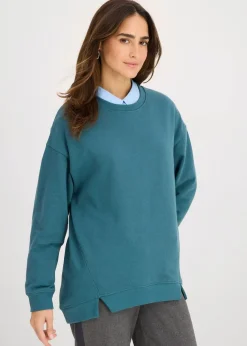 Oversize-Sweatshirt Damen Sweat|Nachhaltigere Materialien