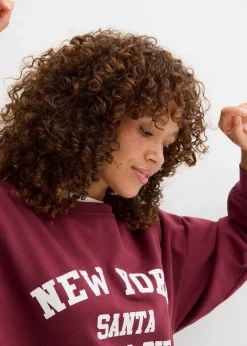 Damen bonprix Sweat|Nachhaltigere Materialien|Oversize-Sweatshirt