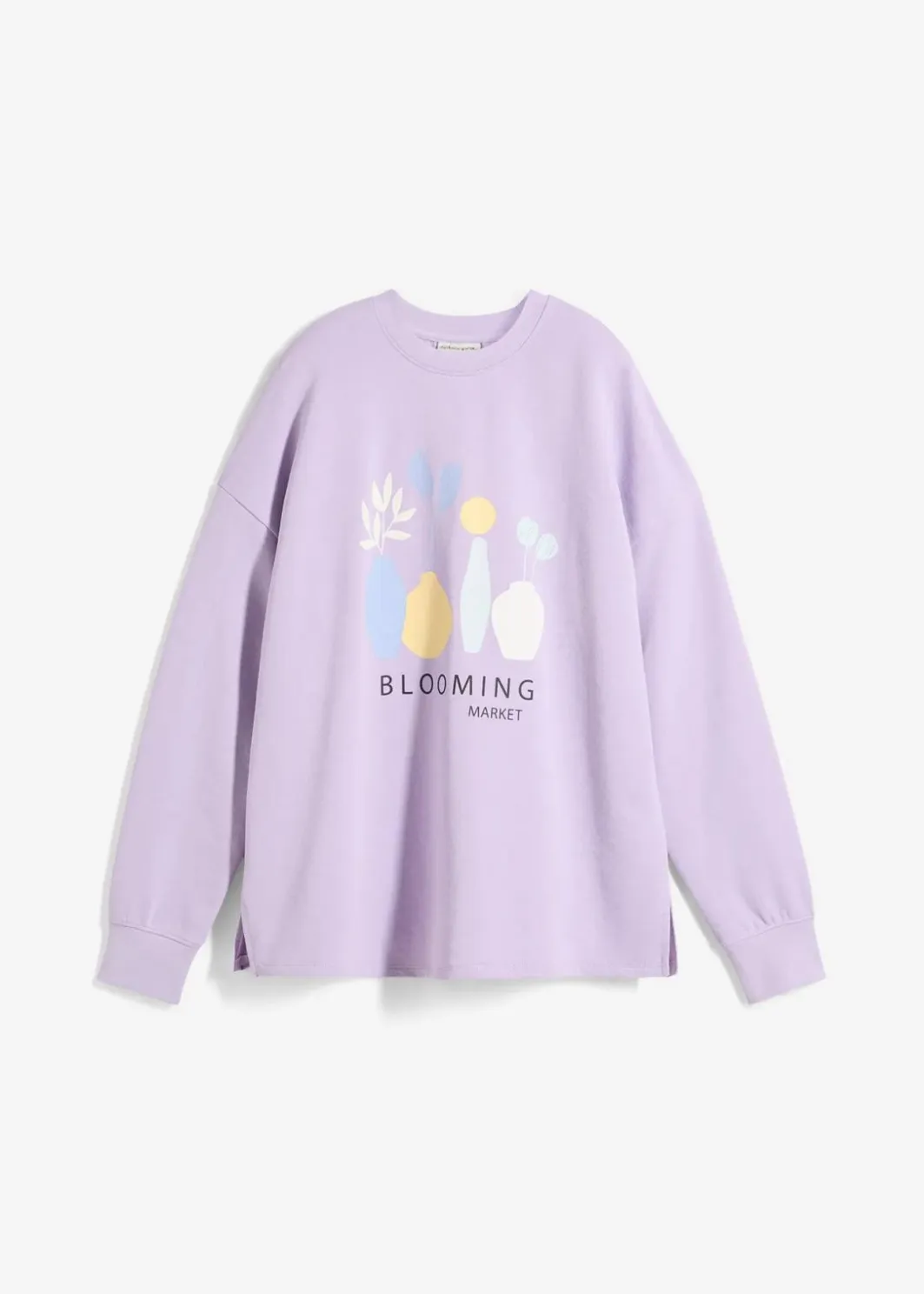 Outlet Oversize-Sweatshirt aus Baumwoll-Mix Damen Sweat|Bekleidung·Blusen & Tuniken
