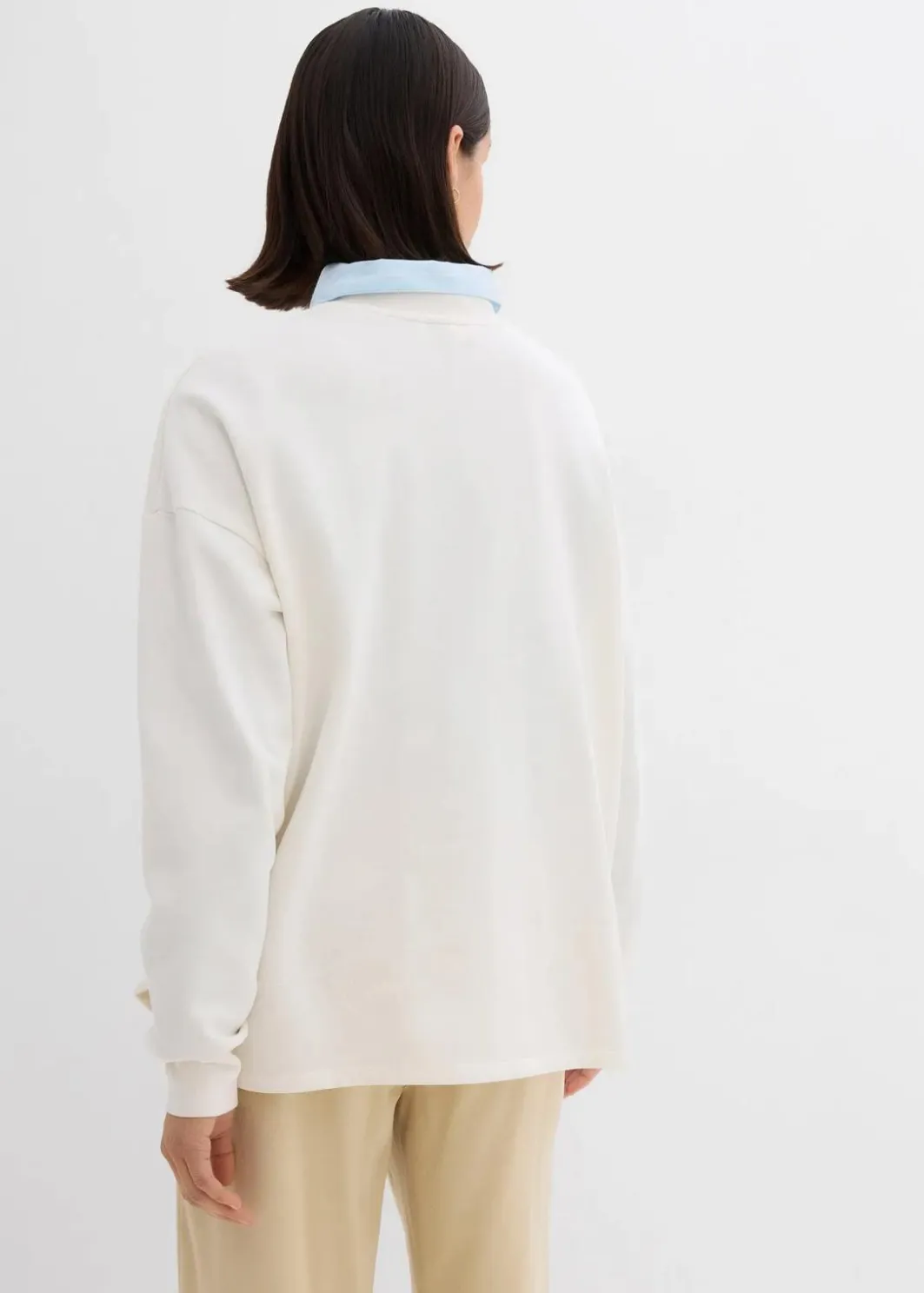 Outlet Oversize-Sweatshirt aus Baumwoll-Mix Damen Sweat|Bekleidung·Blusen & Tuniken