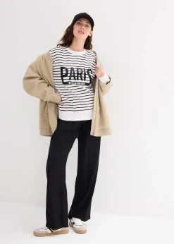 Sale Oversize-Sweatshirt aus Baumwoll-Mix Damen Bekleidung·Blusen & Tuniken|Sweat