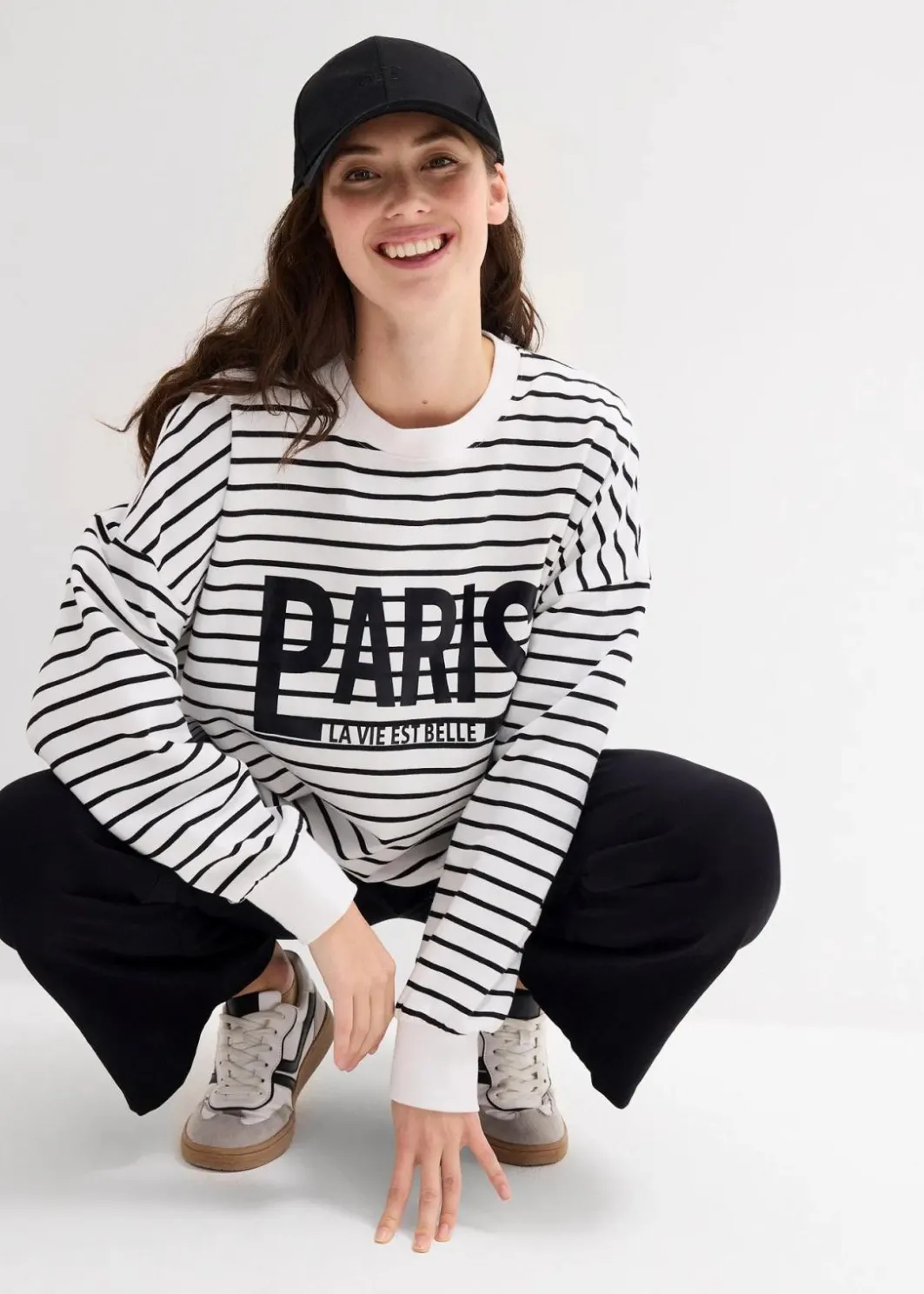 Sale Oversize-Sweatshirt aus Baumwoll-Mix Damen Bekleidung·Blusen & Tuniken|Sweat