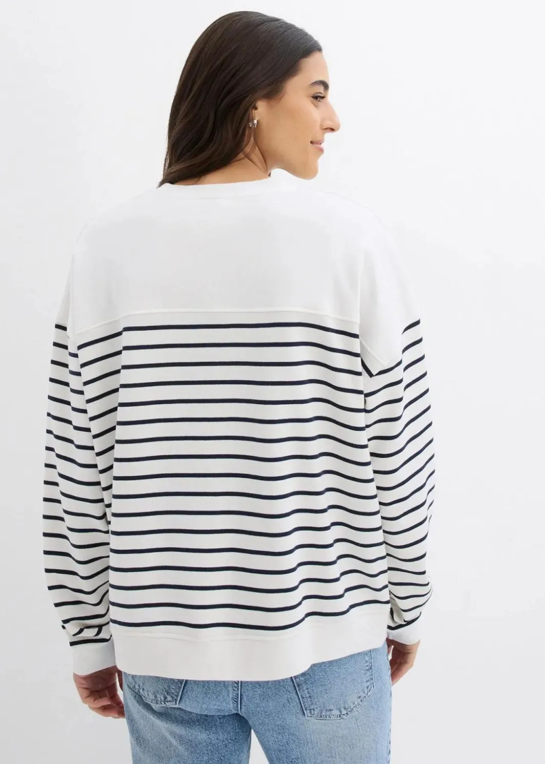 Discount Oversize-Sweatshirt aus Baumwollmix Damen Sweat|Nachhaltigere Materialien