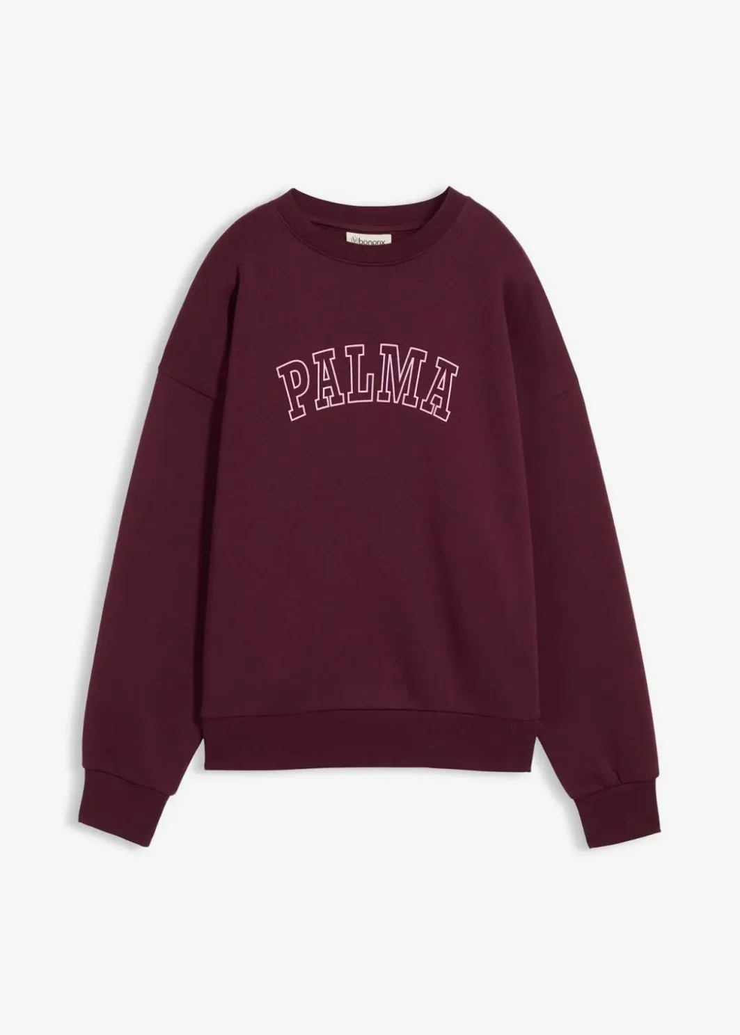 Damen bonprix Sweat|Bekleidung·Blusen & Tuniken|Oversize-Sweatshirt aus Baumwoll-Mix