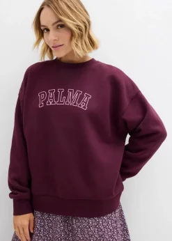 Damen bonprix Sweat|Bekleidung·Blusen & Tuniken|Oversize-Sweatshirt aus Baumwoll-Mix