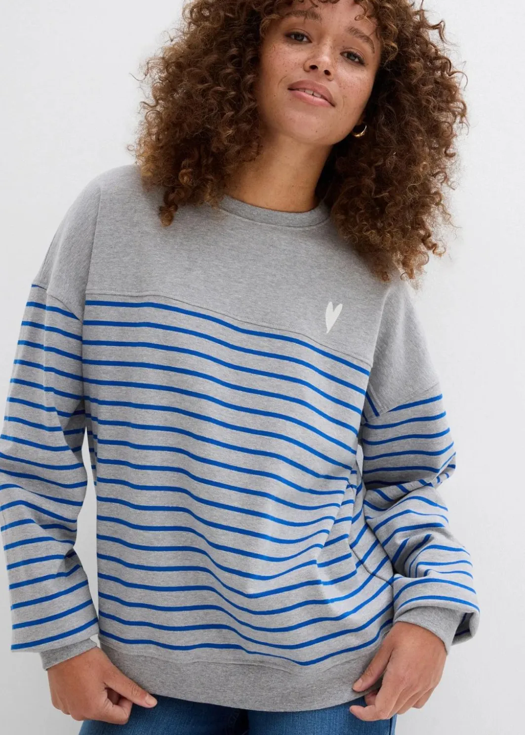 Sale Oversize-Sweatshirt aus Baumwollmix Damen Bekleidung·Blusen & Tuniken|Nachhaltigere Materialien