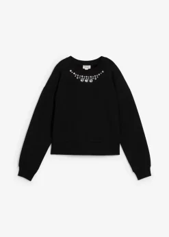 Damen bonprix Sweat|Bekleidung·Blusen & Tuniken|Oversize-Sweatshirt aus Baumwolle