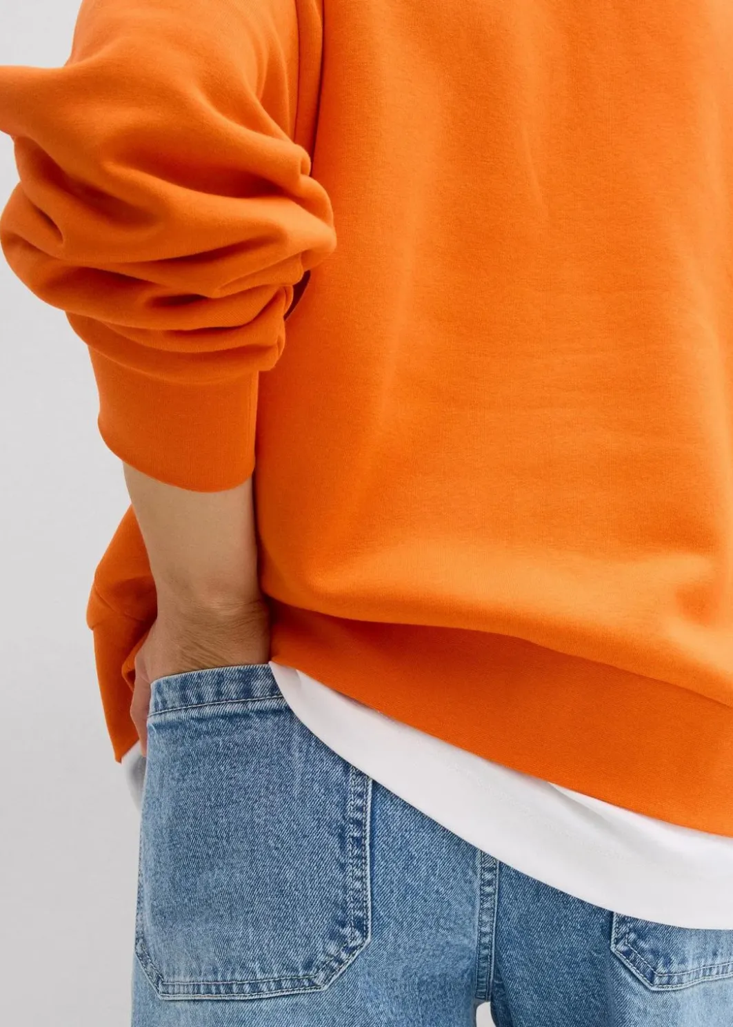 Outlet Oversize-Sweatshirt aus Baumwoll-Mix Damen Bekleidung·Blusen & Tuniken|Sweat