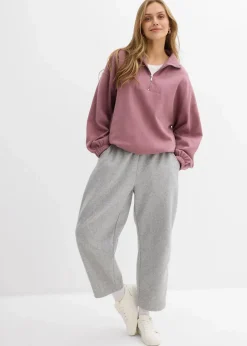 Damen bonprix Bekleidung·Blusen & Tuniken|Sweat|Oversize-Sweatshirt aus Bio-Baumwolle