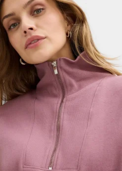 Damen bonprix Bekleidung·Blusen & Tuniken|Sweat|Oversize-Sweatshirt aus Bio-Baumwolle
