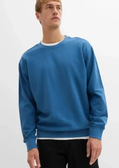 Herren bonprix Große Größen|Basics|Oversize-Sweatshirt aus reiner Bio-Baumwolle