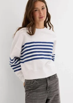 Clearance Oversize-Sweatshirt aus reiner Baumwolle Damen Bekleidung·Blusen & Tuniken|Sweat