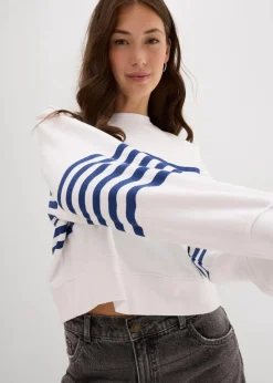 Clearance Oversize-Sweatshirt aus reiner Baumwolle Damen Bekleidung·Blusen & Tuniken|Sweat