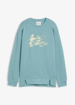 Kinder bonprix Mädchen 9-16 Jahre·Sweat & Strick|Mädchen 2-8 Jahre·Nachhaltigere Materialien|Oversize-Sweatshirt aus reiner Bio-Baumwolle