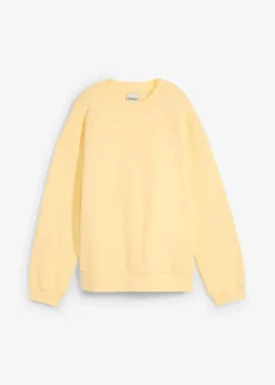Damen bonprix Sweat|Basics|Oversize-Sweatshirt aus reiner Baumwolle