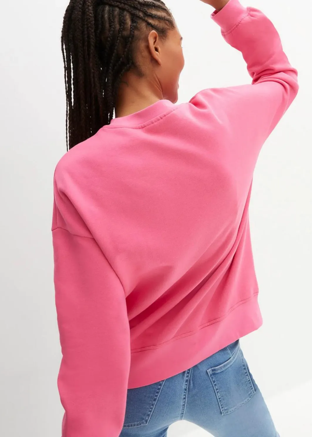 Clearance Oversize-Sweatshirt aus reiner Baumwolle Damen Sweat|Basics
