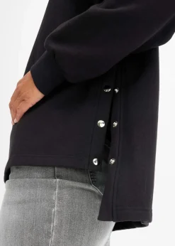Damen bonprix Bekleidung·Blusen & Tuniken|Sweat|Oversize-Sweatshirt aus reiner Bio-Baumwolle
